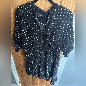 Mossimo polka dot dress (L)
